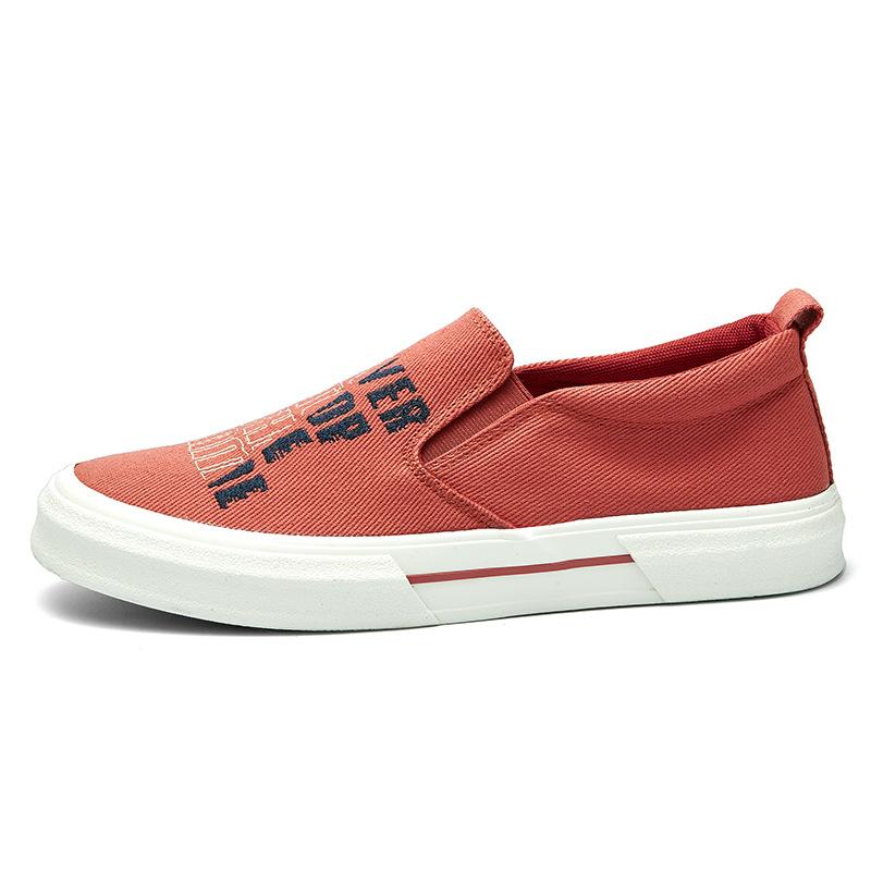 Shinbu Spring New Mens Shoes Korean Fashion Fashion and Casual Men's Cloth Shoes Flat Sole OnePin Shoes