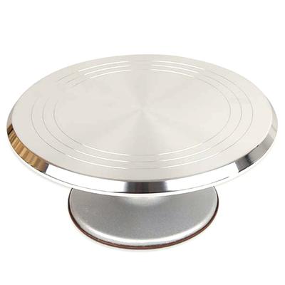 12 Inch Cake Decorating Turntable for Cakes and Desserts Aluminum Alloy Turntable with Non Slipping