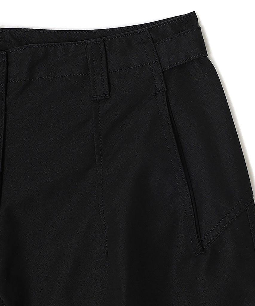 NOIRER FOR WOMAN Cotton Field Wide Pants (Black)