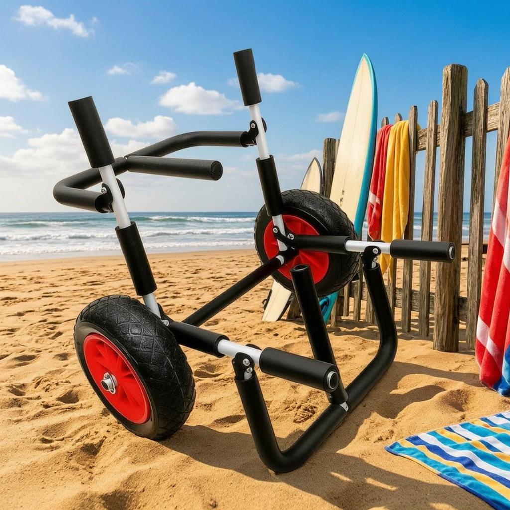 Surfboard Cart Portable with Straps Heavy-Duty for Surfers