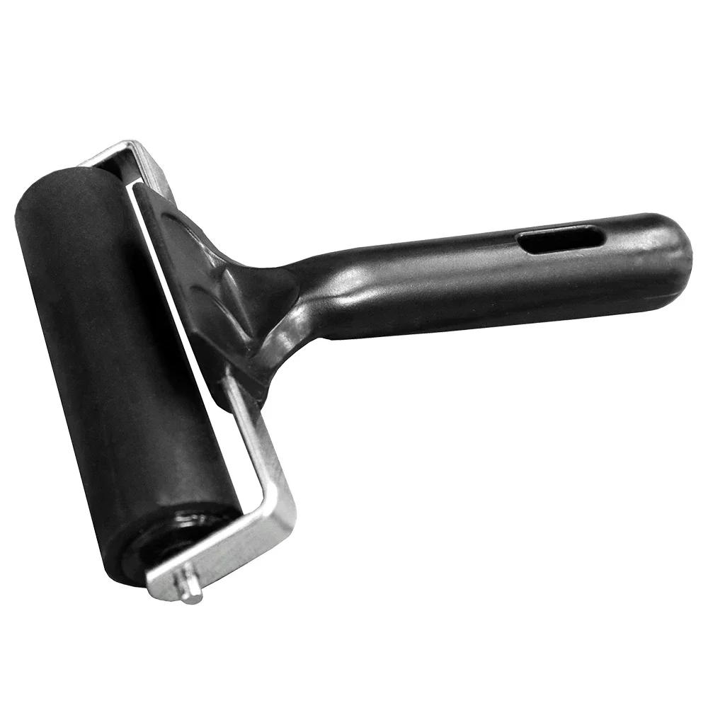 KXKZREN Rubber Roller for Boat Flooring Installation 100mm Pressure Roller Tool Brayer Glue Roller for Printmaking Painting