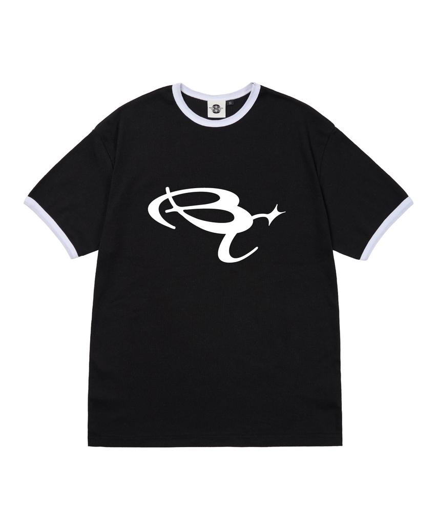 BORN CHAMPS [5 Colors] Bc_Star Women'S Fleece Ringer Short Sleeve T-Shirt B25St50