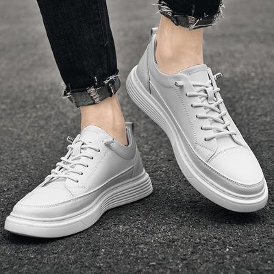 Herren-Board-Schuhe aus echtem Leder Freizeit-Trend minimalistischer Stil Jugendlicher Erwachsener Outdoor-Aktivität Mode Party Lederschuhe