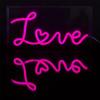 Love Acrylic Led Lamp