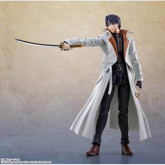 TAMASHII NATIONS S.H. Figuarts Rurouni Kenshin -Meiji Swordsman Romantic Story- Shinomori Aoshi Approximately 165mm PVC ABS Painted Movable Figure