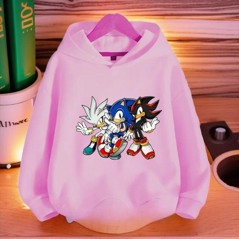 Cartoon Printed Kids Fashion Sweatshirts Casual Versatile Hoodies Sweatshirts Boys