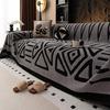 Cross-border Plush Reclining Chair Cushion: Thickened, Velvet-Striped, Quilted, Cotton-Filled, Foldable, Lazy Sofa Rocking Chair Cushion.
