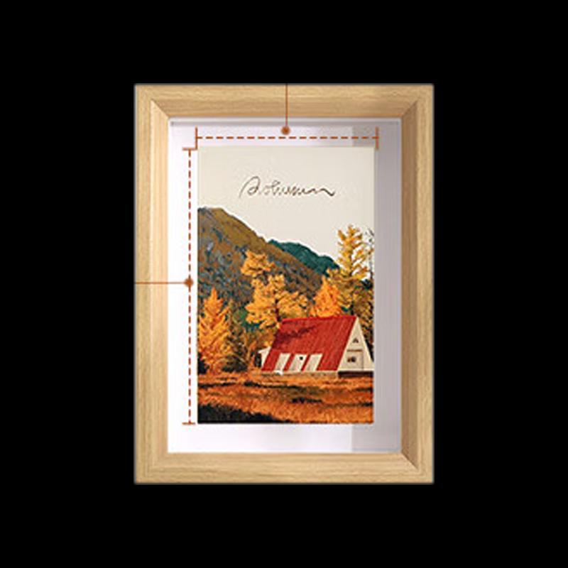 GOWKE Nordic Minimalist 6-inch Wood Photo Frame