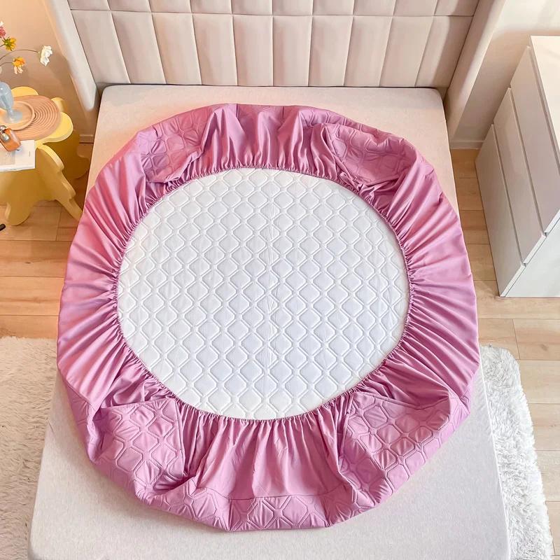 Cearșaf de pat rezistent la apă Proces de matlasare Husă de saltea Protector de pat Protejat Husă de pat Single, dublu, King Queen(Fara fata de perna)