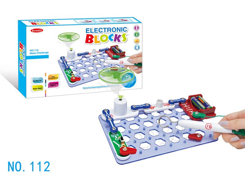 Blocuri electronice de construcție pentru copii Set de explorare laborator științific STEM