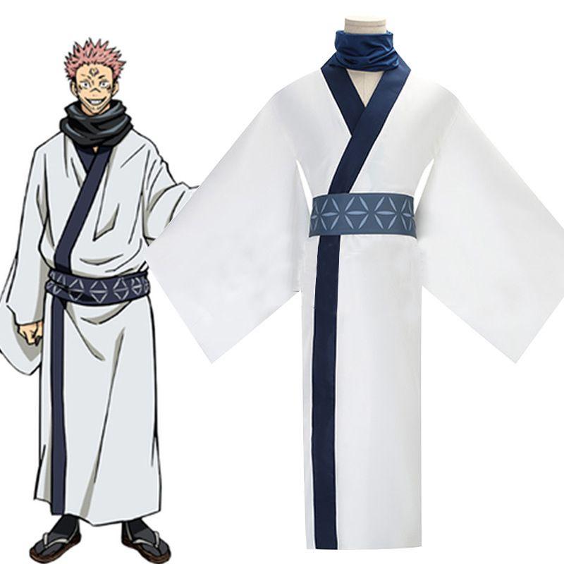 High Quality Ryomen Sukuna Kimono Suit Halloween Costume For Boys And Girls