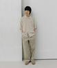 BLANKROOM Potter Elastic Waist Pants_Beige