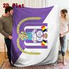 Anderlecht Print 2D Flat Pattern Flannel Blanket High Quality All Seasons Warmth and Comfort Perfect for Christmas Gifts.