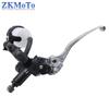 7/8" 22mm Motorcycle Clutch Brake Master Cylinder Reservoir Levers Kit Fluid Reservoir Set Honda SUZUKI GSX-R125 150 250 400 600