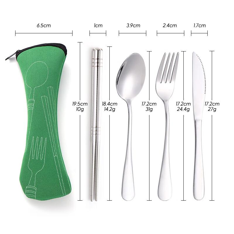 Xuanrun Portable Stainless Steel Travel Cutlery Set