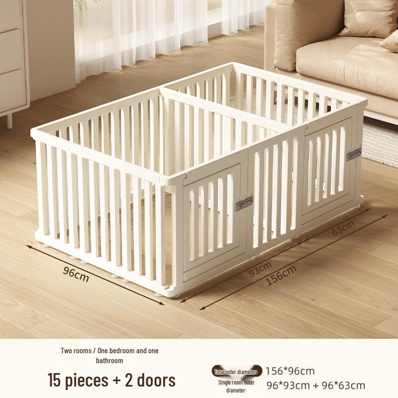 Indoor Dog Safety Barrier - Pet Fence & Anti-Escape Cage for Small Dogs