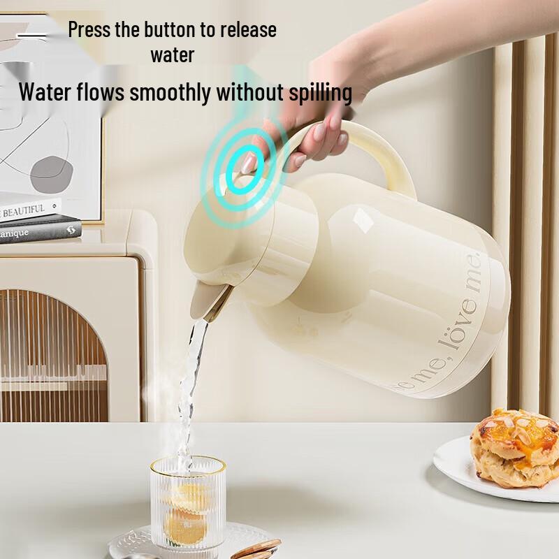 JEKO&JEKO Large Capacity Glass Lined Insulated Kettle