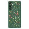 For Samsung Galaxy A16 5G/4G Case Flowers and Grass Pattern Printing Straight Edge TPU Phone Back Cover