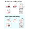Smart WiFi Touch Switch with Siri Voice Control, Mobile App, RF Remote, and Tone Adjustment