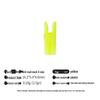 Multicolor Anti-Nail Plastic Arrow Nock with Inner Insert and Outer Wrap, Various Specifications Available.