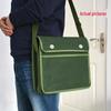 Thickened Canvas Tool Bag: Large, Wear-Resistant, Multifunctional Carpenter and Electrician Crossbody Pouch.