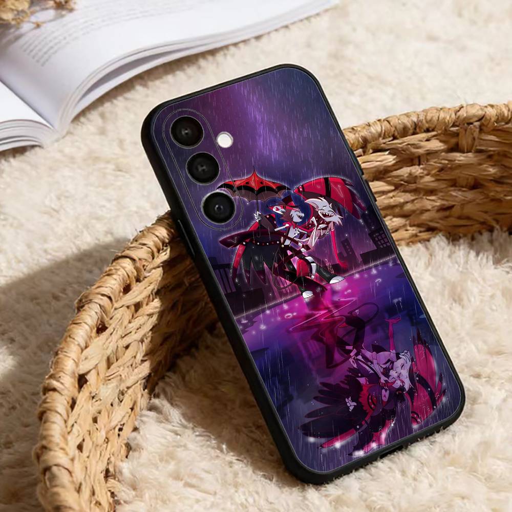 H-Hazbin H-Hotel Phone Case For Samsung Galaxy A91,80,73,72 ,71,53,52,32 ,31,22,21s,20,Soft Black Case