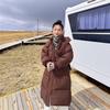 Trendy Women's Over-the-Knee Cotton Jacket - 2025 Winter Loose Long Coat with Extra Warmth