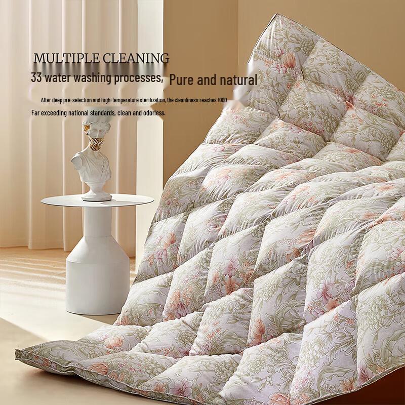 Mercury Home Textiles White Goose Down Quilt