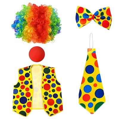 Halloweenský klaunský cosplay kostým pro dospělé
