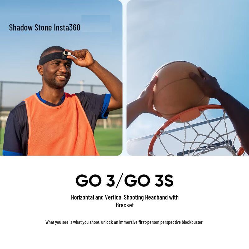 Insta360 GO 3/GO 3S Head Strap Mount