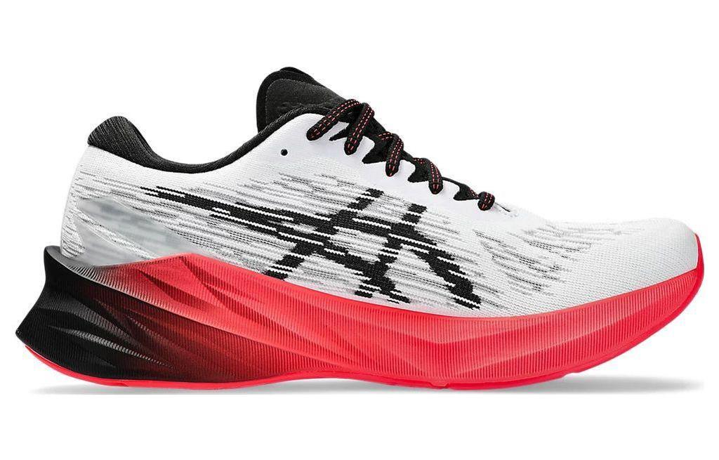 Asics Novablast 3 White Black Electric Red 1011B458-104