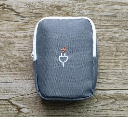 Travel Charger Organizer, Portable Electronics Cable Bag, Digital Gadget Travel Case for Cords, Power Bank, Headphones, USB Cabl