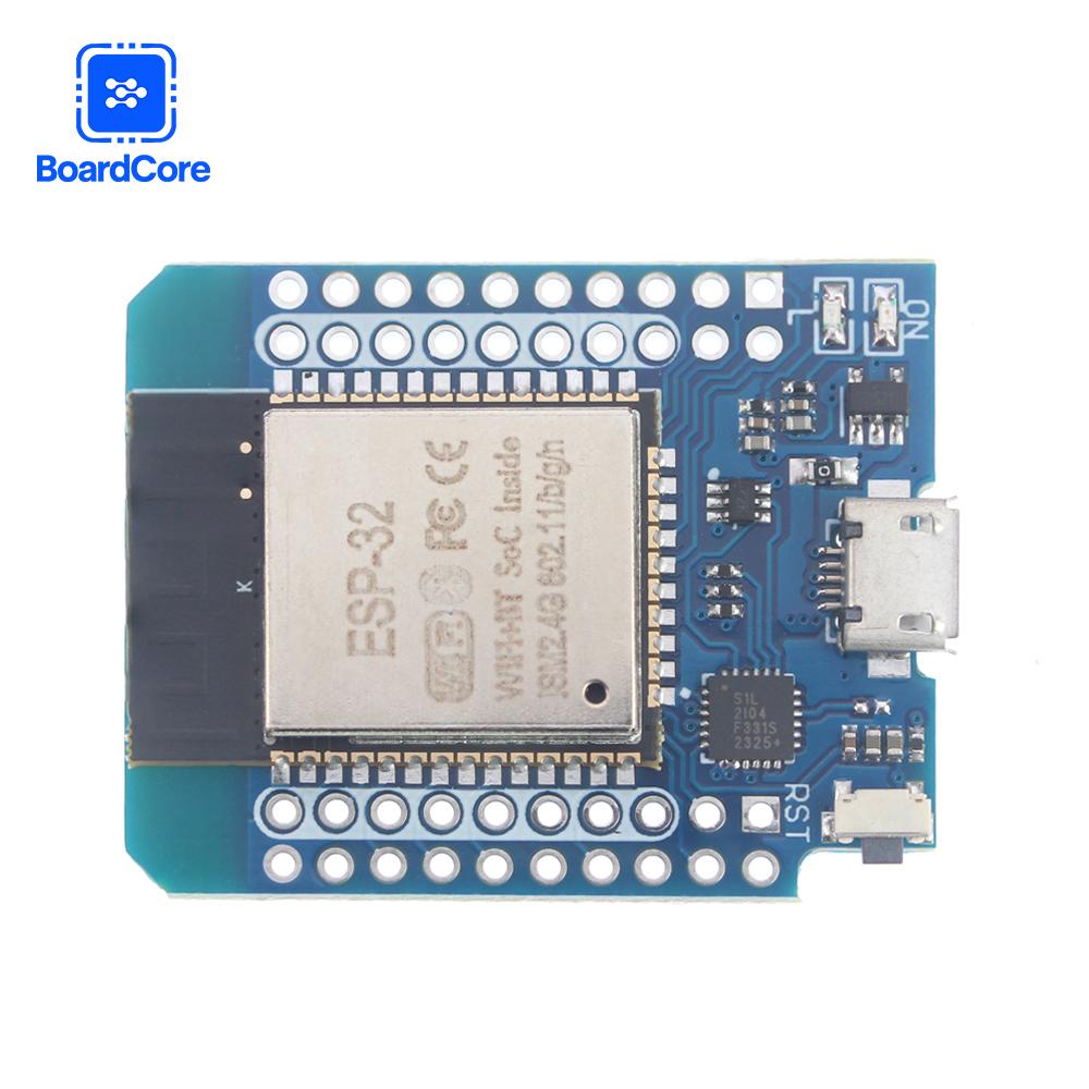 LIVE D1 Mini ESP32 Entwicklungsboard Dual-Core Drahtloses WiFi+Bluetooth Modul ESP-32 mit Micro-USB-Anschluss für Arduino-Programmierung