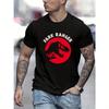 Mens Park Ranger Dinosaur Graphic T Shirt  Casual Crew Neck Short Sleeve Ideal for Summer Dinosaur Clothes