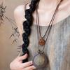 Geometric Bohemian Style Choker Tassel Long Sweater Chain Exquisite Ethnic Style Necklace  Women