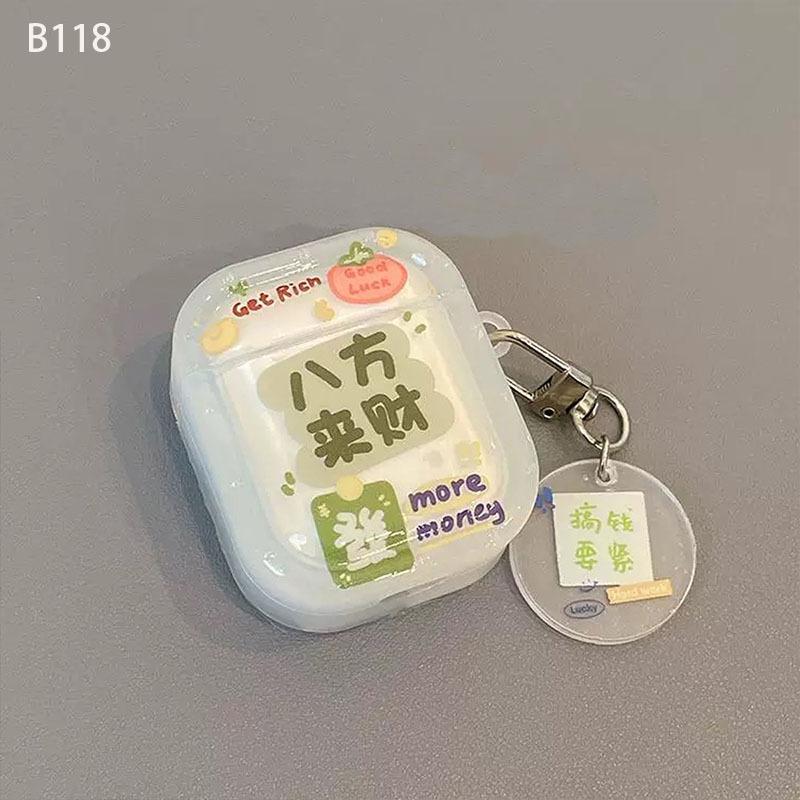 Bafanglai Fa Cai Get Rich Applicable AirPods 1 Generation Protective Case New Pro1 Apple 1st Generation Headphone Soft Case