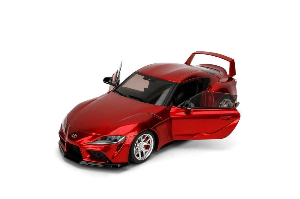 Kyosho Jada Toys PINK SLIP Series Toyota GR Supra Red Metallic Finished Model JADA36468 1/18