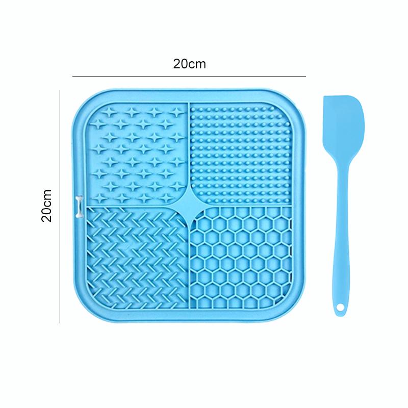 Pet Licking Plate, Slow Food Plate, Licking Pad, Silicone Pet Slow Food Tableware Bowl, Suction Cup, Dog Licking Pad, Slow Food