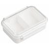 Whole Frozen Lunch Box, White, 500ml, Made In Japan, Divided, Dishwasher and Microwave Safe, Simple and Stylish Storage Container, Time-Saving, Un