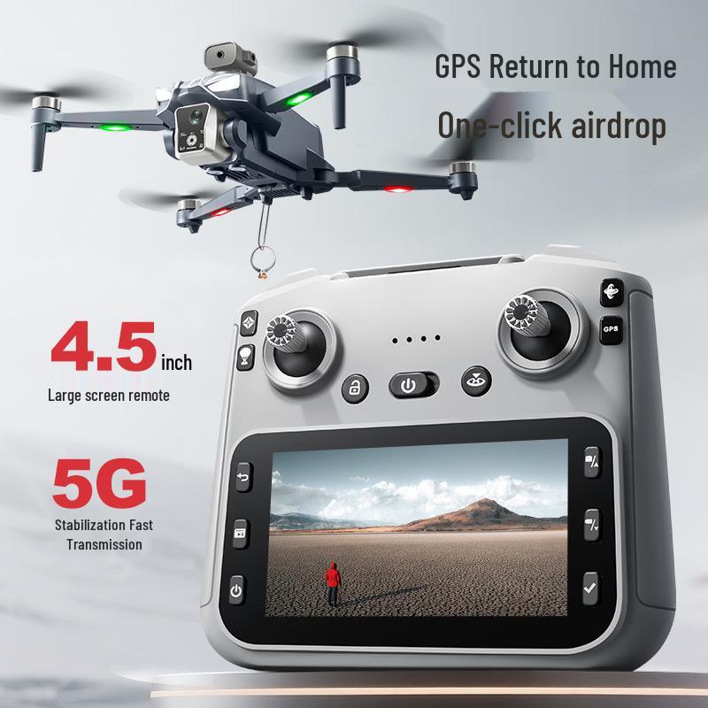 K18 MAX Drone: Brushless Motor, Screen Controller, HD Aerial Photography, GPS Intelligent Positioning