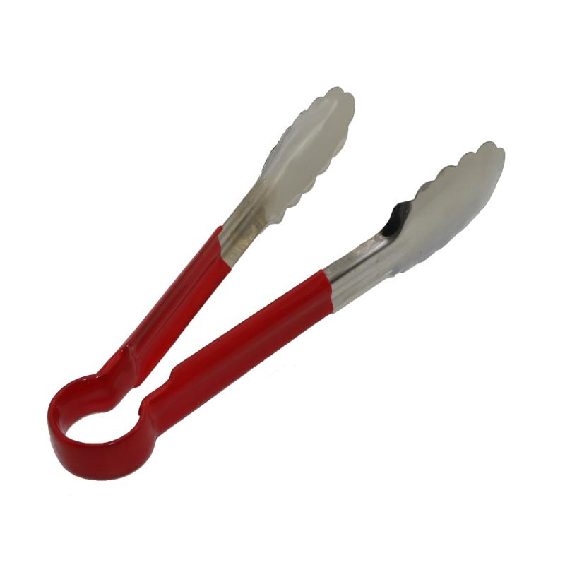Barbecue Tongs Food Tongs Food Clip Kitchen With Stainless Steel Tweezers Plastic Clip Barbecue Buffet Restaurant Tool 235mm