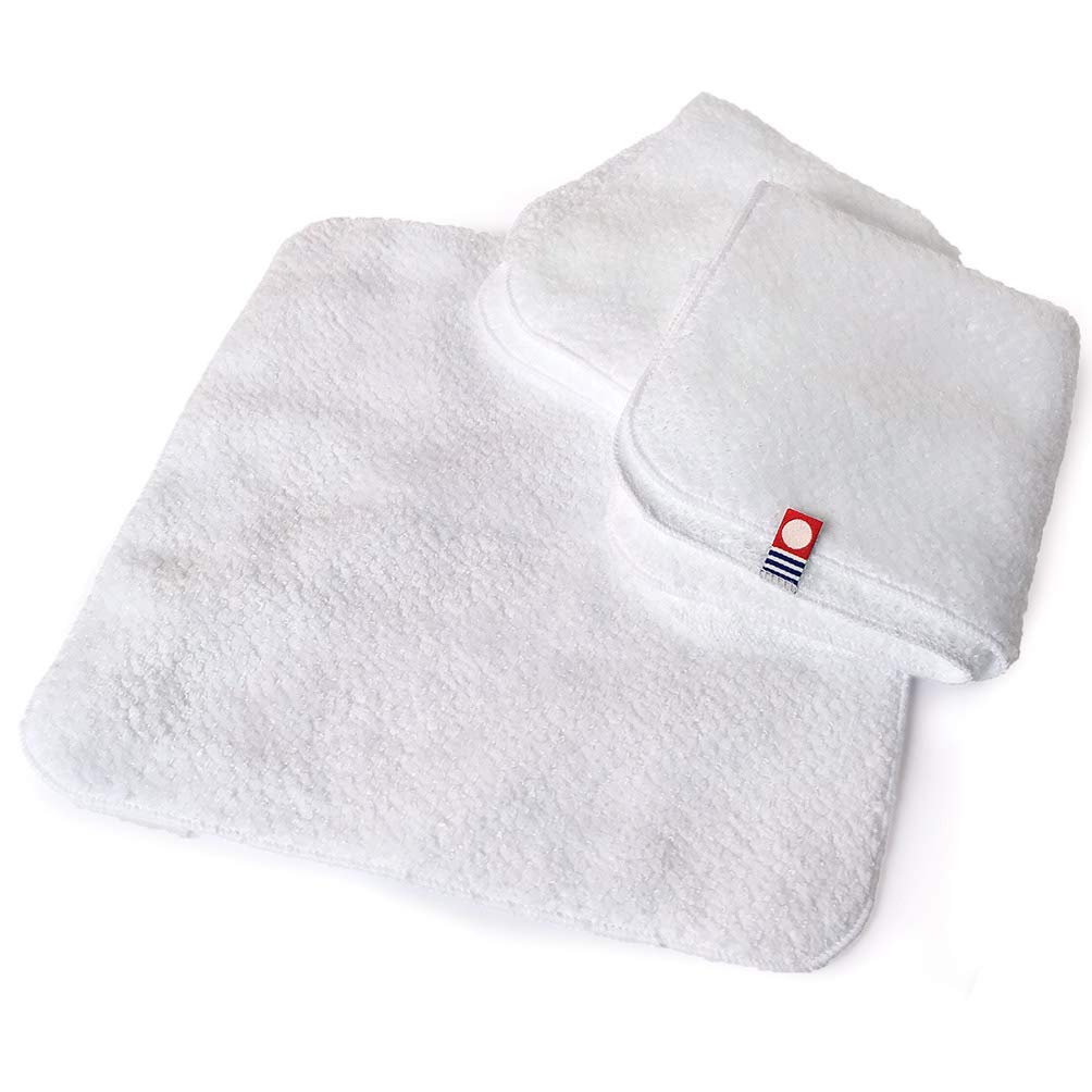 

Imabari Towel Mini Handkerchief Set of 3 Hyakka Ryoran M Color White 3 pieces of the same (No.04 color)