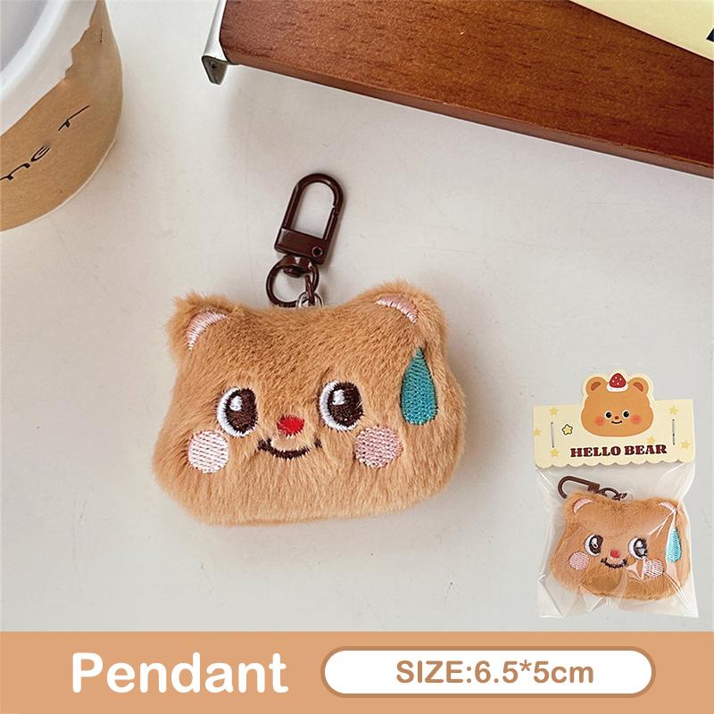 

Мультяшный потеющий медведь кукла кулон брошь брелок плюшевые игрушки кулон автомобиль брелки сумка рюкзак украшения аксессуары подарки