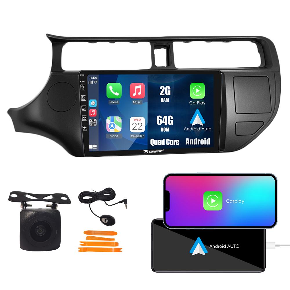 

2Din Android Car Radio For Kia Rio 2011 2012 2013 2014 Multimedia Video Player GPS Navigation Stereo Audio Head Unit Carplay Quad Core