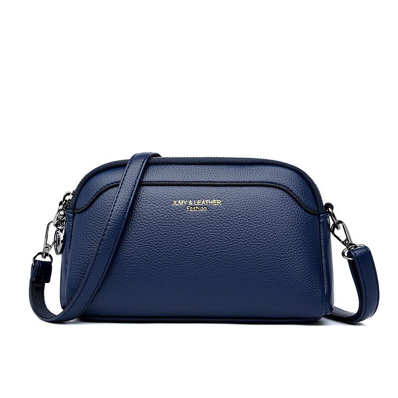 Kleine quadratische Tasche, Kleine Tasche, Weiche Tasche für Pendler, Einzelner Schultergurt, Crossbody-Tasche