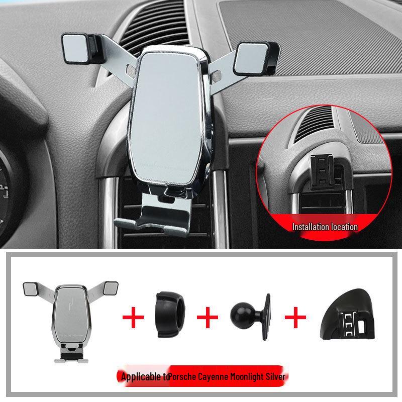 Wireless Charging Phone Holder for 10-15 Cayenne