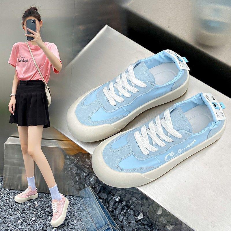 Women's Shoes Are Trendy and Breathable In Summer and The Thick Sole Increases Students Have Solid Colors and Are Versatile
