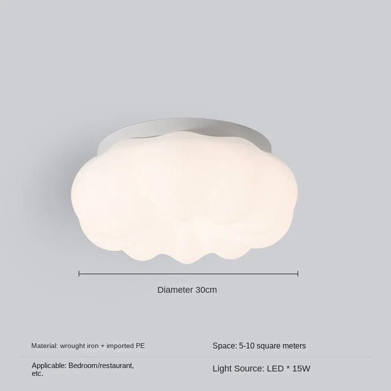 Plafonieră cloud LED spectru complet dormitor modern minimalist cameră copii dovleac protecție ochi lampă de interior lumini nordice