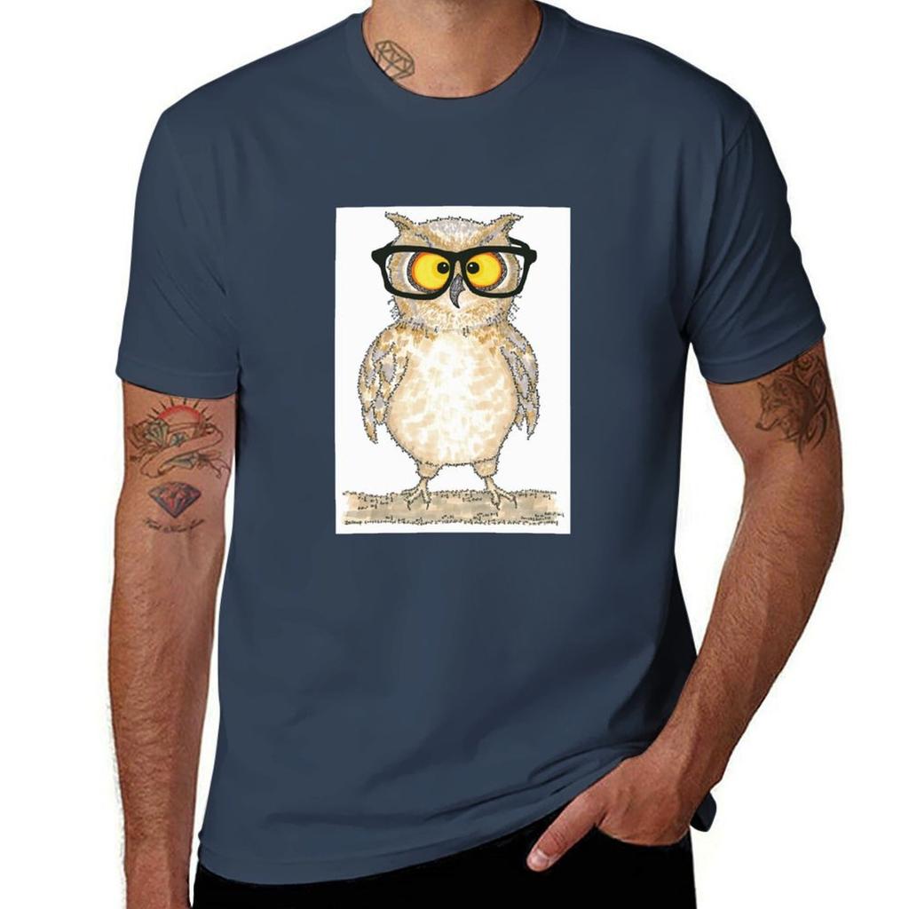 Cute Wise Owl Tshirt T Shirts Cotton 100 Essential T Shirt Tshirt
