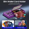 For Samsung Galaxy Z Fold 6,Back Card Pack,Integrated Pen Slot,Full Coverage 9H Protective Film,Shockproof Phone Case-Purple